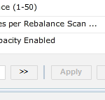 Rebalance Variance (1-50) 1 Maximum Volumes per Rebalance Scan .. 256 Pool Reserved Capacity Enabled ü Expand Bind