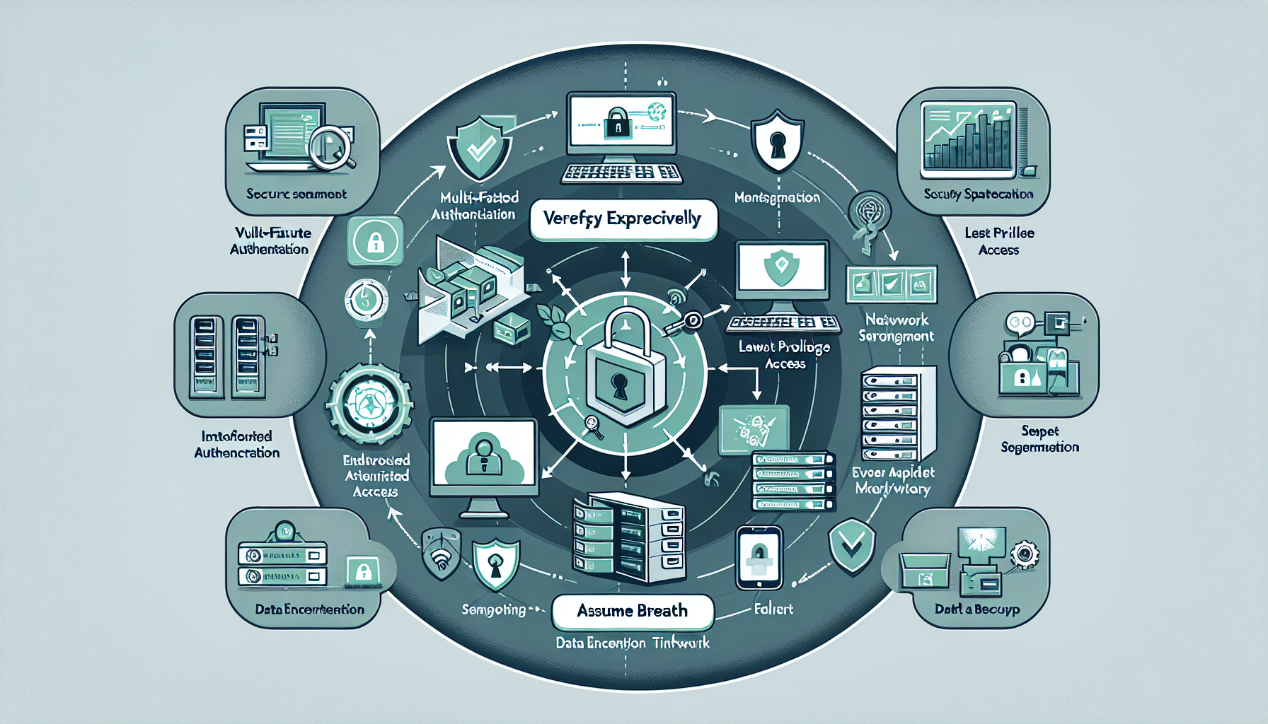 How do I implement a zero-trust security model in IT infrastructure?
