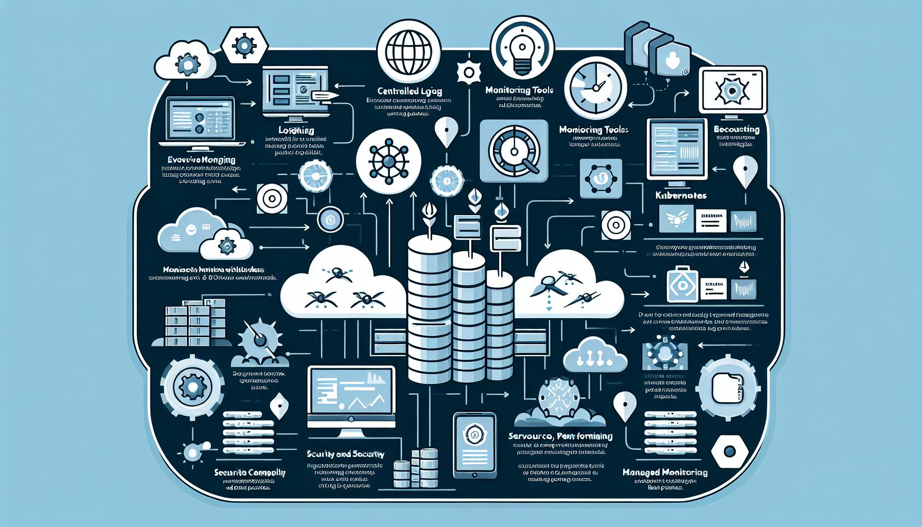 How do I monitor and log Kubernetes workloads effectively?