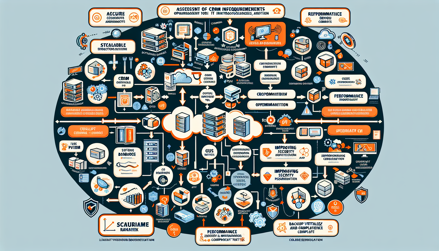 How do I optimize IT infrastructure for customer relationship management (CRM) tools?