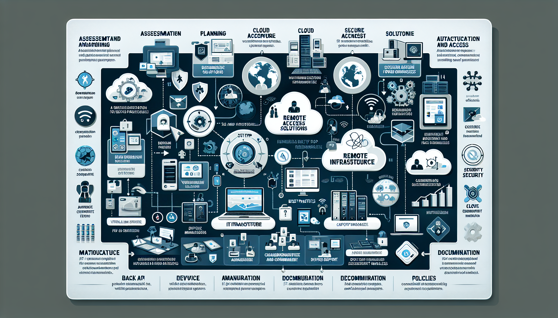 How do I configure IT infrastructure for remote workforces?