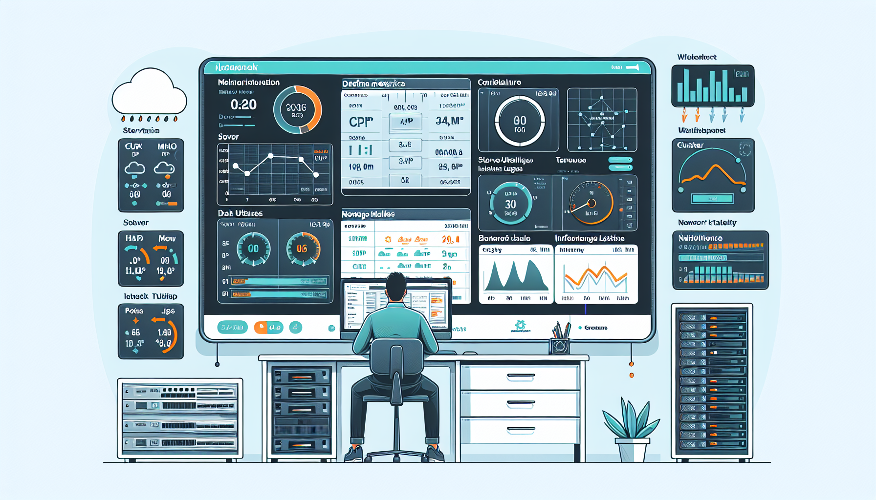 How do I create an IT infrastructure monitoring dashboard?