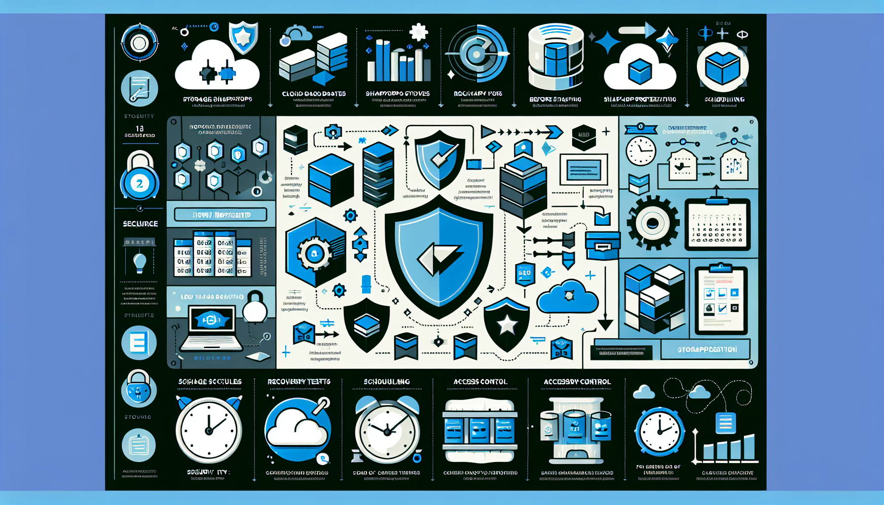 How do I implement storage snapshots for data protection?