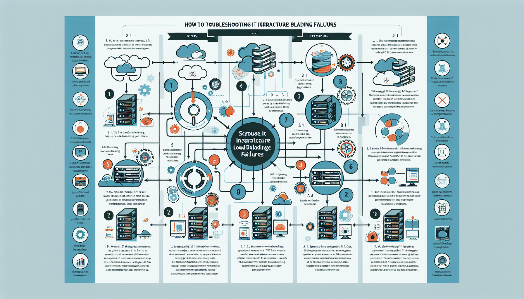 How do I troubleshoot IT infrastructure load balancing failures?