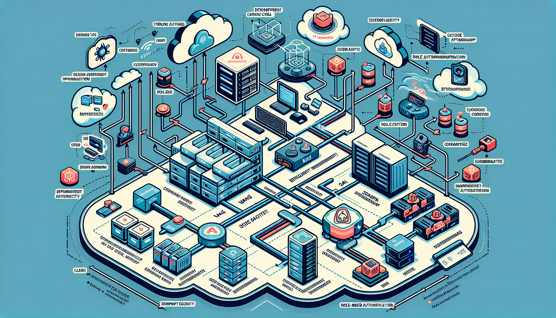 How do I configure IT infrastructure for secure mobile application development?