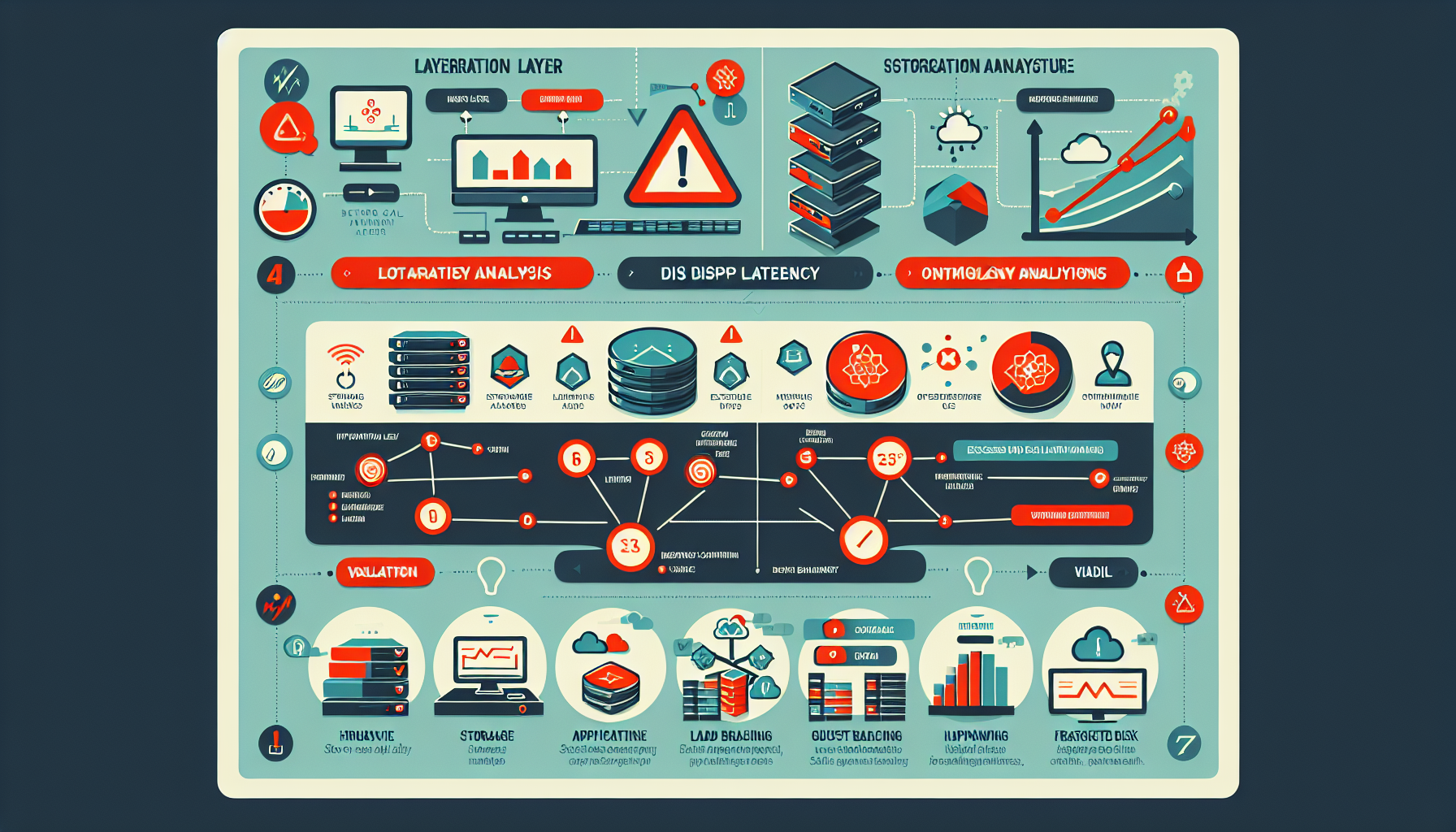 How do I troubleshoot high disk latency in a virtualized environment?