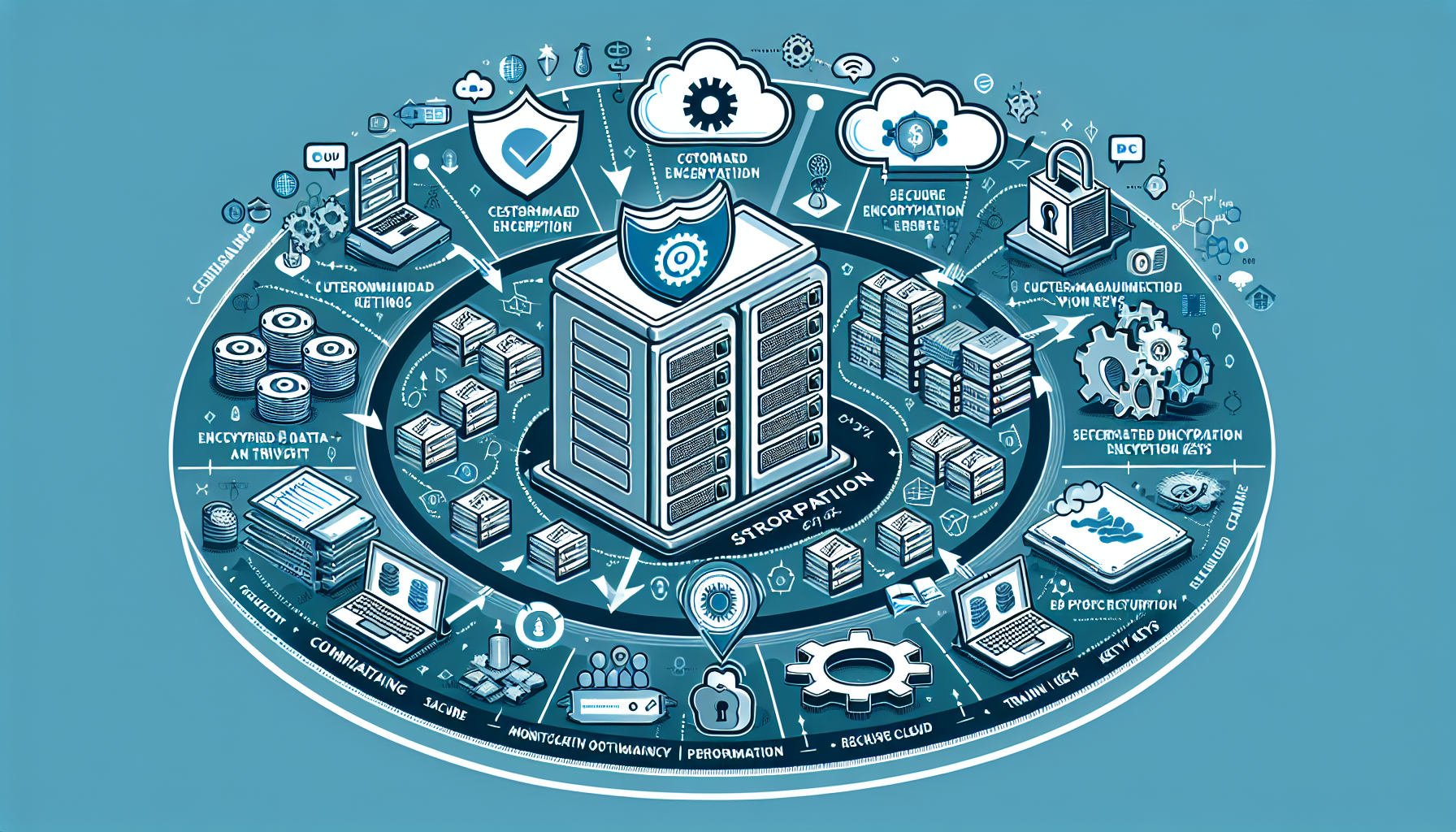 What are the best practices for managing storage encryption?