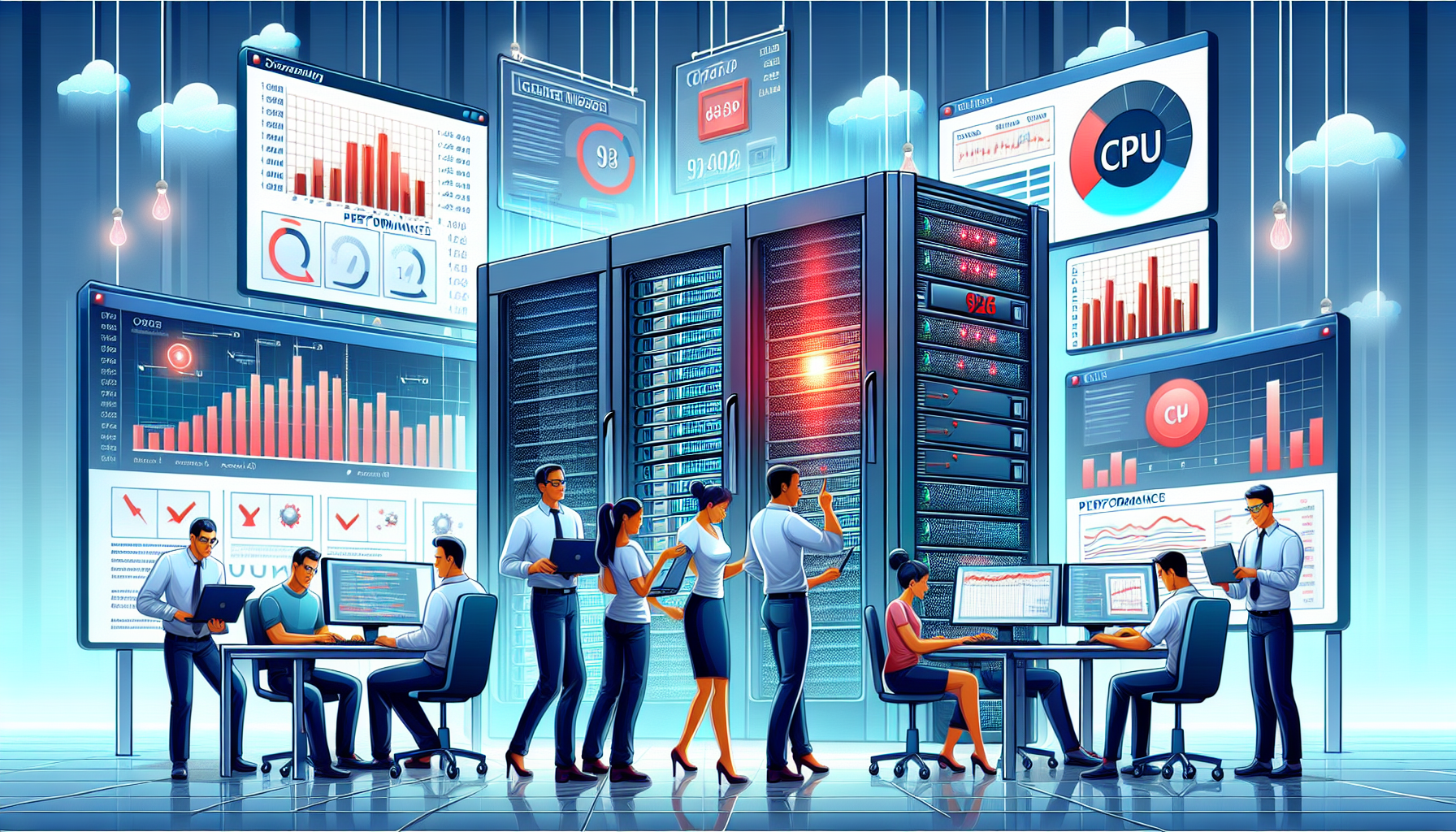How do I troubleshoot high CPU usage on servers?