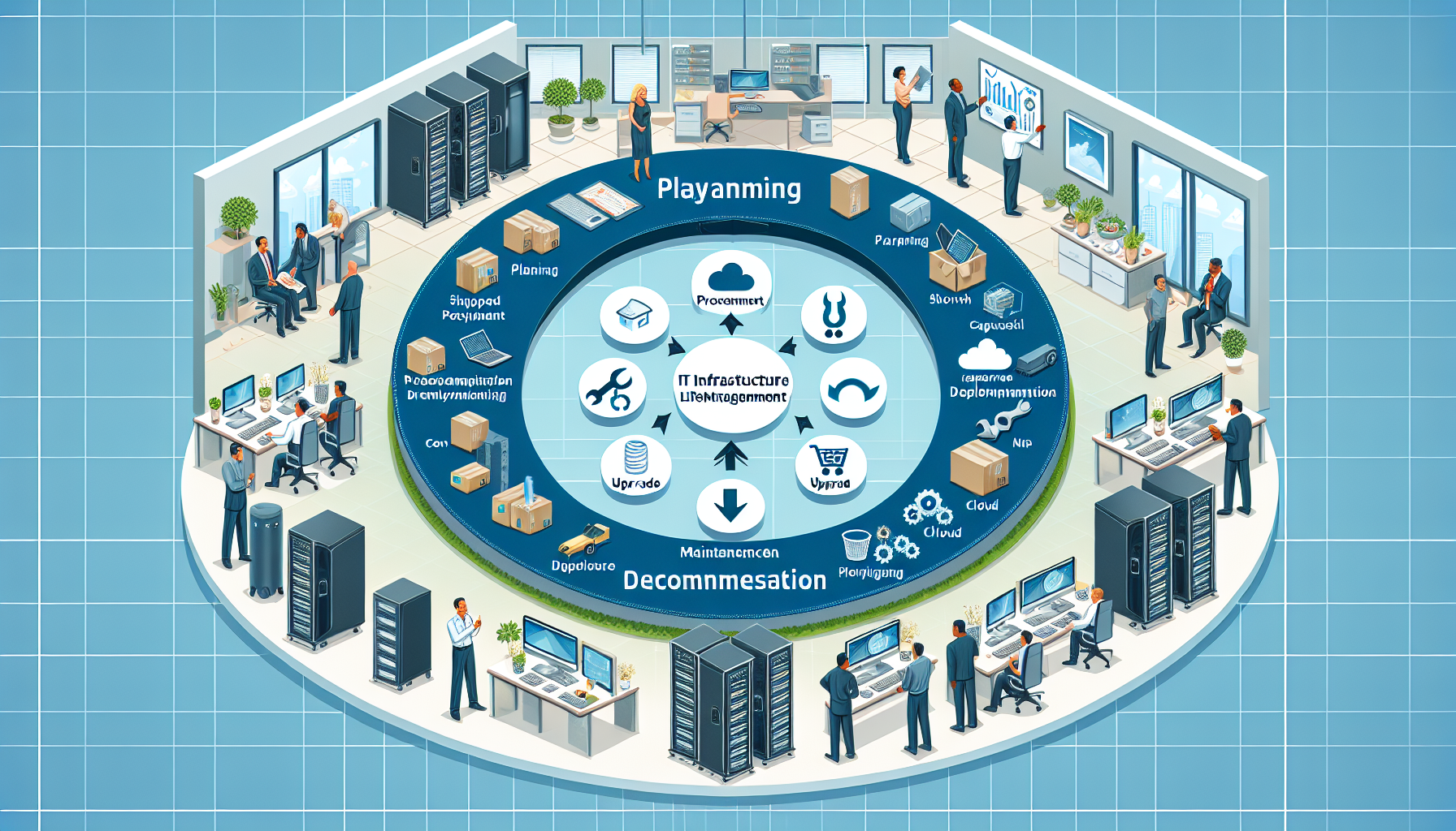How do I handle IT infrastructure lifecycle management?