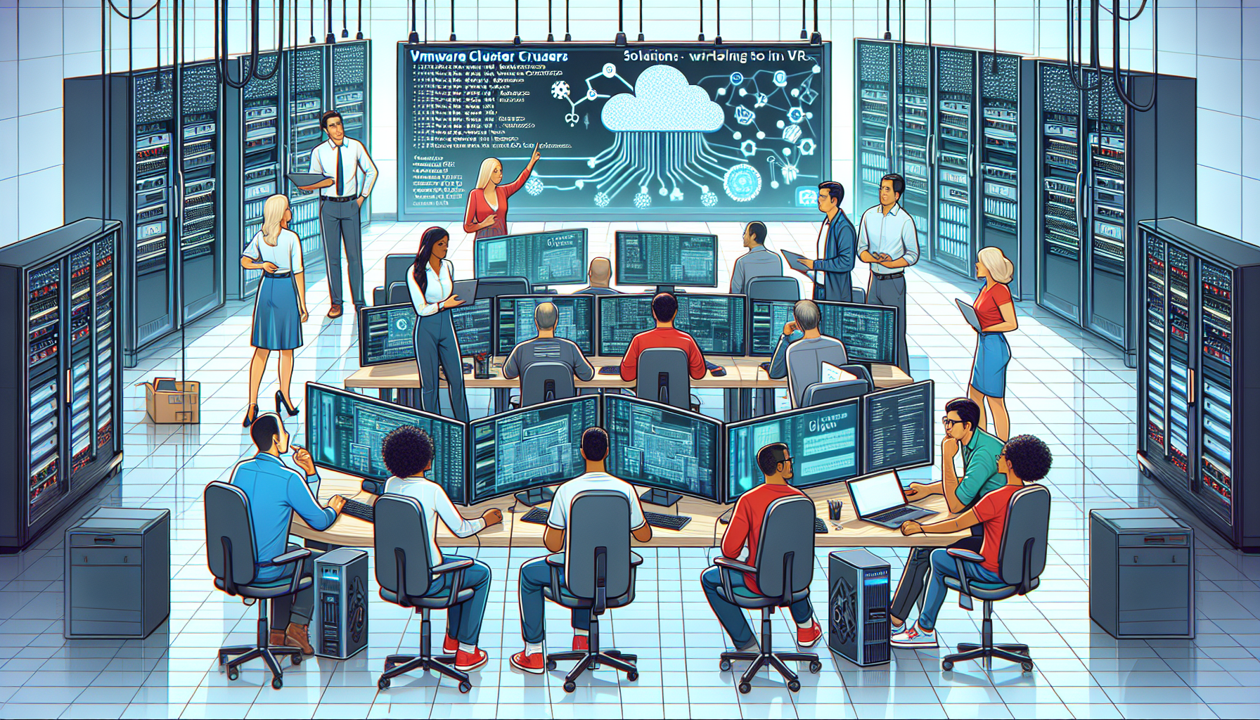 How do I troubleshoot VMware cluster errors?