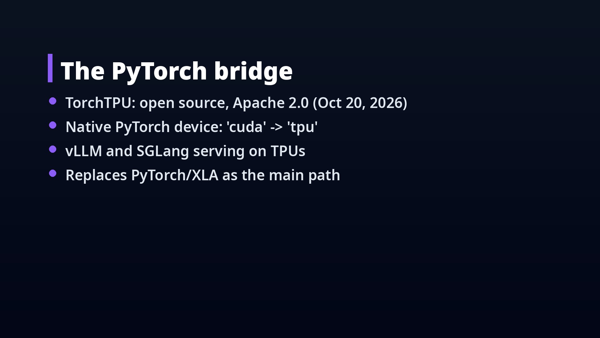 The PyTorch bridge