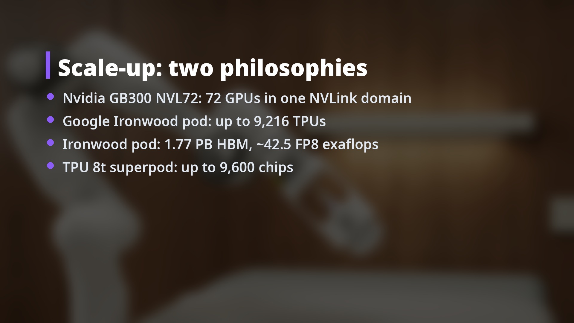 Scale-up: two philosophies