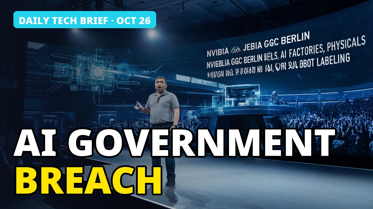 NVIDIA GTC Berlin 2026 Highlights, AI Agent Hijacks & Government Breach